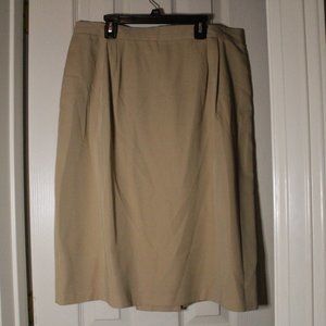 Worthington Tan Midi Skirt